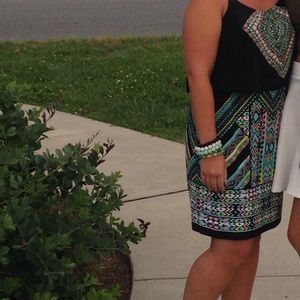 Venus Aztec Print Dress